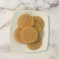 3 ingredient peanut butter cookies [SO easy]